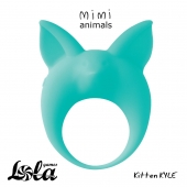 Зеленое эрекционное кольцо Kitten Kyle - Lola Games - в Махачкале купить с доставкой