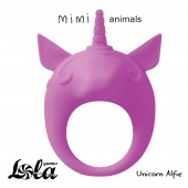 Фиолетовое эрекционное кольцо Unicorn Alfie - Lola Games - в Махачкале купить с доставкой