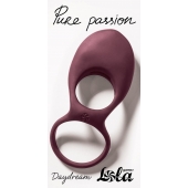 Бордовое эрекционное виброкольцо Daydream - Lola Games - в Махачкале купить с доставкой