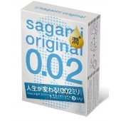 Ультратонкие презервативы Sagami Original 0.02 Extra Lub с увеличенным количеством смазки - 3 шт. - Sagami - купить с доставкой в Махачкале