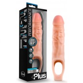 Телесный реалистичный фаллоудлинитель 9 Inch Silicone Cock Sheath Penis Extender - 22,86 см. - Blush Novelties - в Махачкале купить с доставкой