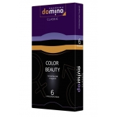 Разноцветные презервативы DOMINO Colour Beauty - 6 шт. - Domino - купить с доставкой в Махачкале