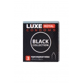 Черные презервативы LUXE Royal Black Collection - 3 шт. - Luxe - купить с доставкой в Махачкале