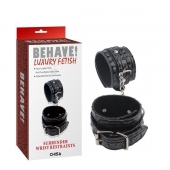 Черные наручники Surrender Wrist Restraints - Chisa - купить с доставкой в Махачкале