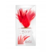 Красный перьевой тиклер Plume - 23 см. - Lola Lingerie - купить с доставкой в Махачкале