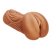 Кофейный мастурбатор-вагина Dumpling - Lola Games - в Махачкале купить с доставкой