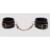 Черные оковы на ноги Bound to You Faux Leather Ankle Cuffs - Fifty Shades of Grey - купить с доставкой в Махачкале