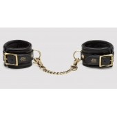 Черные наручники Bound to You Faux Leather Wrist Cuffs - Fifty Shades of Grey - купить с доставкой в Махачкале