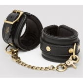 Черные наручники Bound to You Faux Leather Wrist Cuffs - Fifty Shades of Grey - купить с доставкой в Махачкале