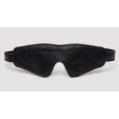 Черная плотная маска на глаза Bound to You Faux Leather Blindfold - Fifty Shades of Grey - купить с доставкой в Махачкале