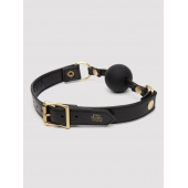 Черный кляп-шар Bound to You Faux Leather Ball Gag - Fifty Shades of Grey - купить с доставкой в Махачкале