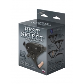 Пояс HARNESS BEST SELECT с вагинальной пробкой - LOVETOY (А-Полимер) - купить с доставкой в Махачкале