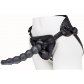 Пояс харнесс BEST UNI strap с 2 насадками - 18 и 22 см. - LOVETOY (А-Полимер) - купить с доставкой в Махачкале
