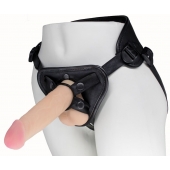 Пояс харнесс BEST UNI strap с 2 насадками - 18 и 22 см. - LOVETOY (А-Полимер) - купить с доставкой в Махачкале