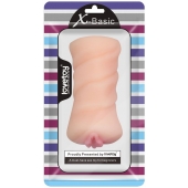Телесный мастурбатор-вагина X-Basic Pocket Pussy без вибрации - Lovetoy - в Махачкале купить с доставкой