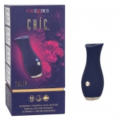 Синий клиторальный стимулятор Tulip - 11,5 см. - California Exotic Novelties