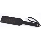 Черная гладкая шлепалка SEX - 35 см. - Sitabella - купить с доставкой в Махачкале