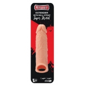 Телесная насадка EXTENDER WITH BALL STRAP 6.5 - 17 см. - Dream Toys - в Махачкале купить с доставкой