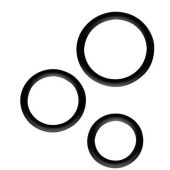 Набор из 3 эрекционных колец SILICONE COCKRINGS - Dream Toys - в Махачкале купить с доставкой