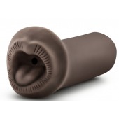 Коричневый мастурбатор-ротик Naughty Nicole - Blush Novelties - в Махачкале купить с доставкой