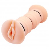 Телесный вибромастурбатор-вагина Michelle - Baile - в Махачкале купить с доставкой