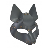 Серая маска Wolf с клепками - Sitabella - купить с доставкой в Махачкале