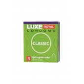 Гладкие презервативы LUXE Royal Classic - 3 шт. - Luxe - купить с доставкой в Махачкале