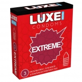Текстурированные презервативы LUXE Royal Extreme - 3 шт. - Luxe - купить с доставкой в Махачкале