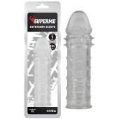 Прозрачная реалистичная насадка на пенис Extra Texture Sleeve - 16,2 см. - Chisa - в Махачкале купить с доставкой