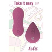 Фиолетовые вагинальные виброшарики Dea с пультом ДУ - Lola Games