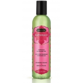 Массажное масло Naturals Strawberry Dreams с ароматом клубники - 236 мл. - Kama Sutra - купить с доставкой в Махачкале
