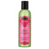Массажное масло Naturals Strawberry Dreams с ароматом клубники - 59 мл. - Kama Sutra - купить с доставкой в Махачкале