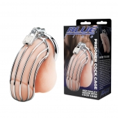 Металлическая клетка Prisoner Cock Сage с замком - BlueLine - купить с доставкой в Махачкале
