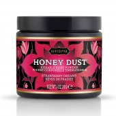 Пудра для тела Honey Dust Body Powder с ароматом клубники - 170 гр. - Kama Sutra - купить с доставкой в Махачкале