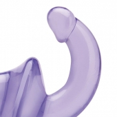 Фиолетовый безремневой страпон Strapless Strap-On - Lux Fetish - купить с доставкой в Махачкале