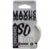 Экстремально тонкие презервативы в железном кейсе MAXUS Extreme Thin - 3 шт. - Maxus - купить с доставкой в Махачкале