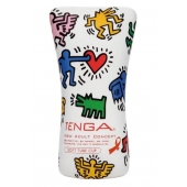 Мастурбатор-туба Keith Haring Soft Tube CUP - Tenga - в Махачкале купить с доставкой