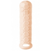 Телесный фаллоудлинитель Homme Long - 15,5 см. - Lola Games - в Махачкале купить с доставкой