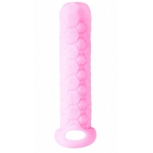 Розовый фаллоудлинитель Homme Long - 13,5 см. - Lola Games - в Махачкале купить с доставкой