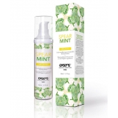 Разогревающее массажное масло Gourmet Spearmint Organic с органическими ингредиентами - 50 мл. - Exsens - купить с доставкой в Махачкале