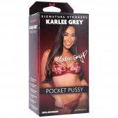 Мастурбатор-вагина Karlee Grey ULTRASKYN Pocket Pussy - Doc Johnson - в Махачкале купить с доставкой
