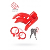 Красный мужской пояс верности из пластика - ToyFa - купить с доставкой в Махачкале