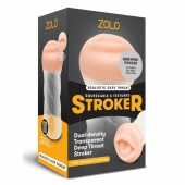 Мастурбатор-ротик ZOLO DEEP THROAT - Zolo - в Махачкале купить с доставкой