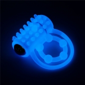 Голубое, светящееся в темноте виброкольцо Lumino Play Vibrating Penis Ring - Lovetoy - в Махачкале купить с доставкой