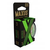 Презервативы в пластиковом кейсе MAXUS AIR Mixed - 3 шт. - Maxus - купить с доставкой в Махачкале