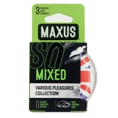 Презервативы в пластиковом кейсе MAXUS AIR Mixed - 3 шт. - Maxus - купить с доставкой в Махачкале