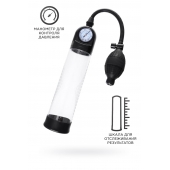 Прозрачная механическая помпа Roald с манометром - Sexus - в Махачкале купить с доставкой