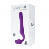 Лиловый безремневой страпон Queens M - Adrien Lastic - купить с доставкой в Махачкале