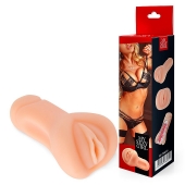 Телесный реалистичный мастурбатор в виде вагины - Bior toys - в Махачкале купить с доставкой