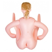 Надувная секс-кукла с реалистичной головой и поднятыми ножками - ToyFa - в Махачкале купить с доставкой